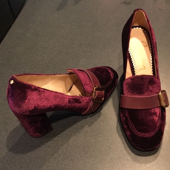 Sam Edelman Purple Ellison Loafer Pump - Picture 2 of 6
